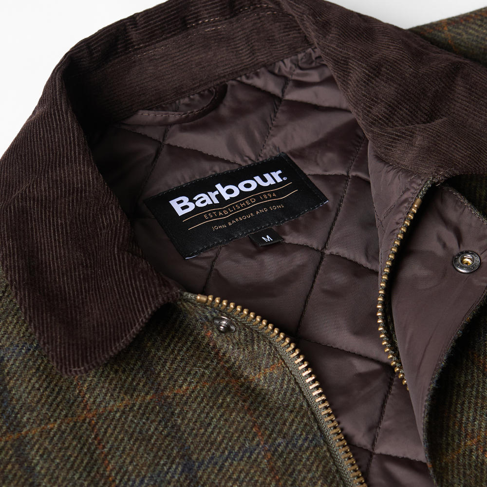 Barbour »Bedale« Men's Check Wool Jacket | brown | M | 827360/M